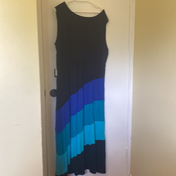 Point Zero colour block jersey maxi dress - Picture 2 of 4